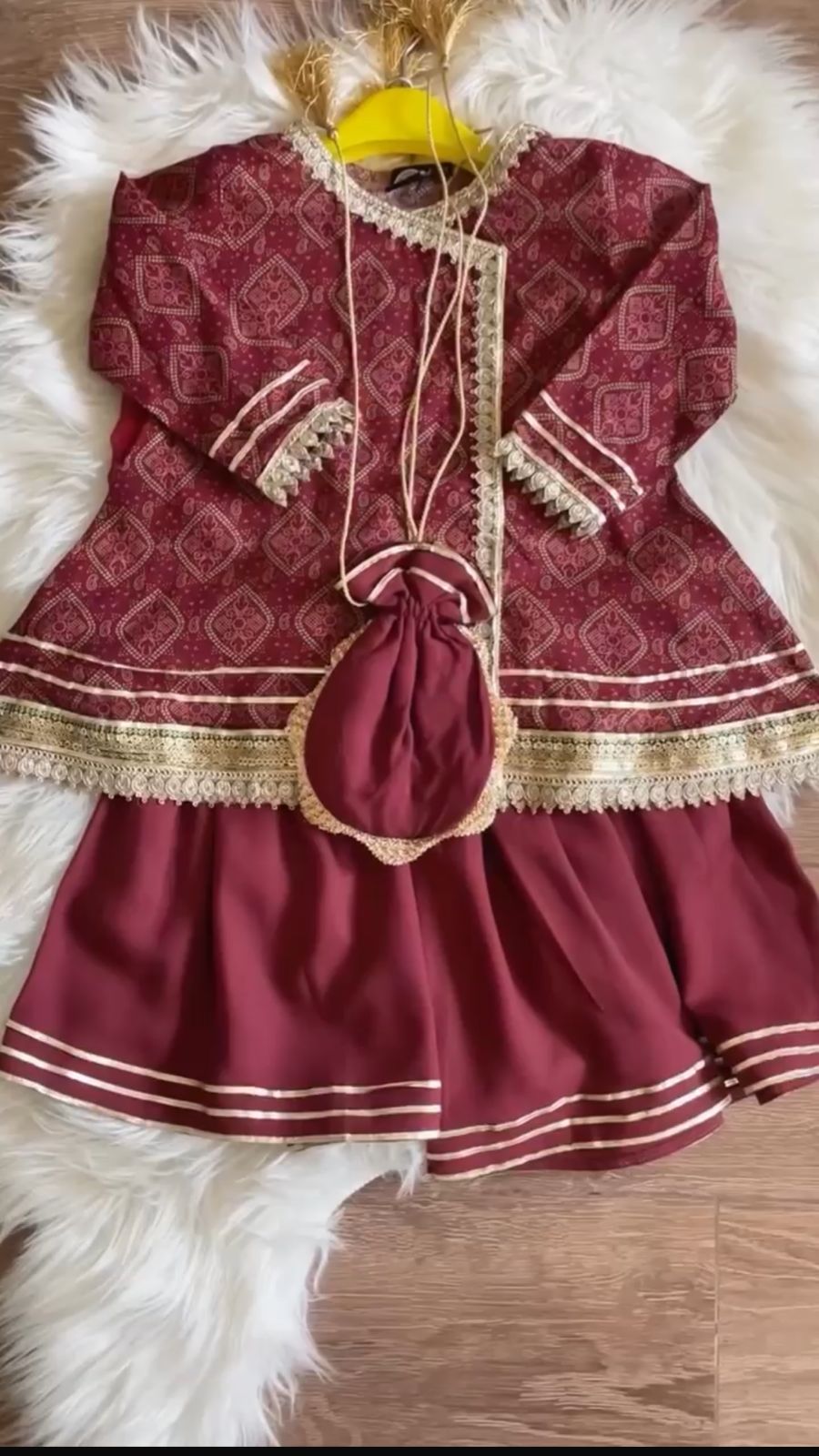 Pack of 5 Gril Dress Stitched
