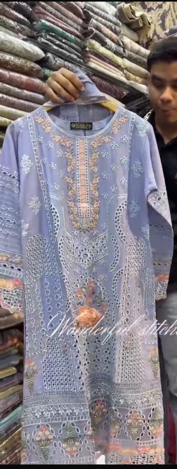 3Pcs Stitched Dress