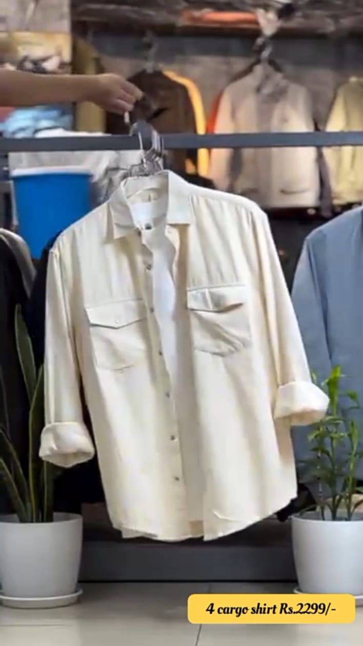 PACK OF 4 CARGO SHIRT