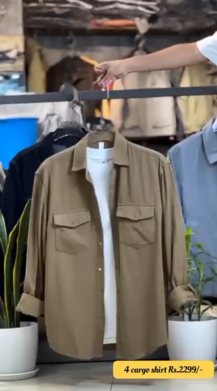 PACK OF 4 CARGO SHIRT