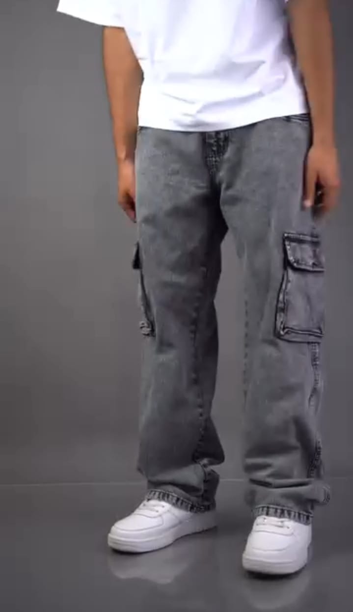Pack Of 4 Baggy Cargo Trouser