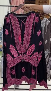 Pack of 3 Embroided 3Pcs Stitched Dress